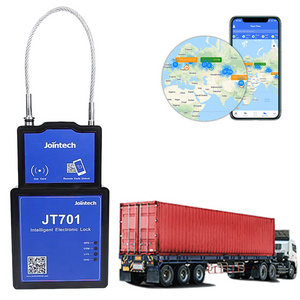 Jointech JT701 GPS Navigation Satellite Electronic Seal Unit Container Lock 4G RFID Remote Unlocking Smart GPS Tracking Padlock