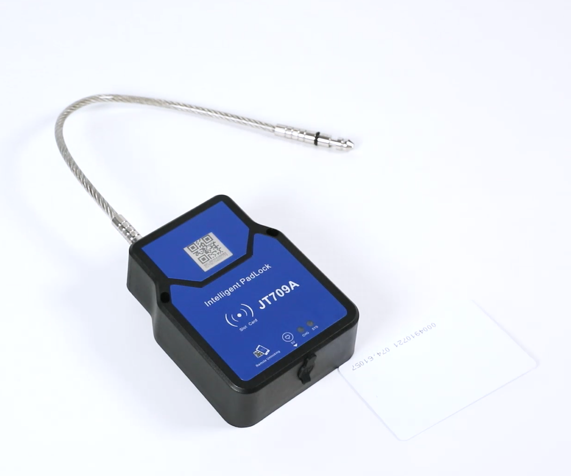 Jointech JT709A Fuel Tank Truck Cable Security GPS E Seal Padlock Remote Control Unlocking Tracking Device Lock