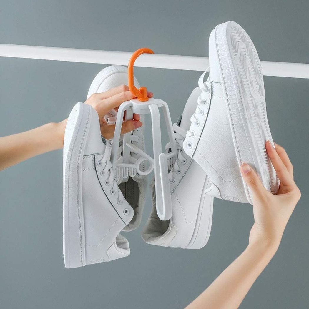 Multifunctional Windproof Foldable 360 Degree Rotating Shoe Drying Rack