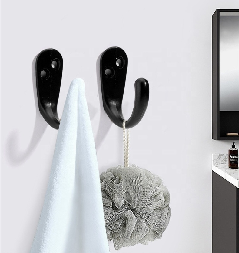 10pcs Kitchen Bath Entry Wall Mounted Bag Towel Robe Coat Hanging Holder Hooks