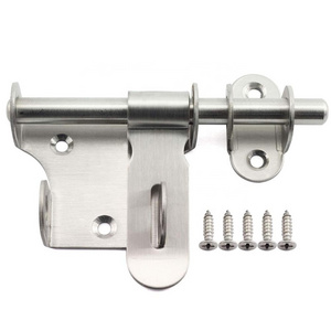 REAL 304 Stainless Steel Sliding Safety Door Lock Barrel Bolt Gate Latch