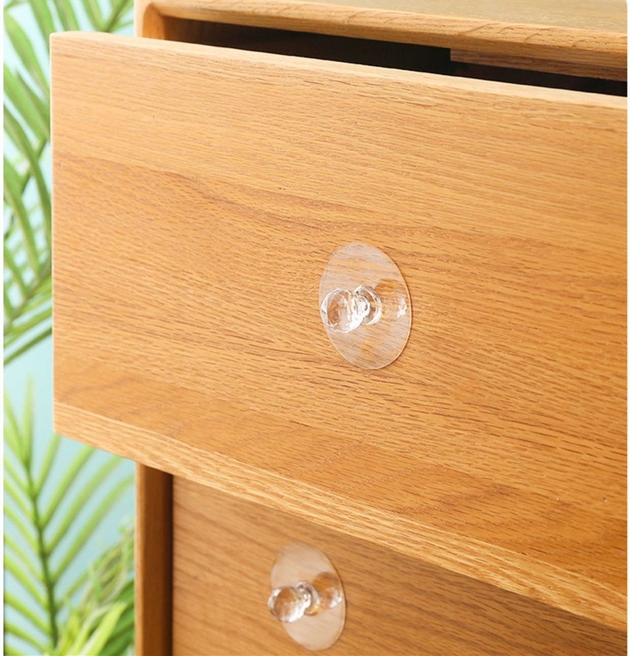 10 Pcs Self Adhesive Transparent Clear Diamond Crystal Shaped Acrylic Wardrobe Cabinet Drawer Helper Handle Pull Knobs