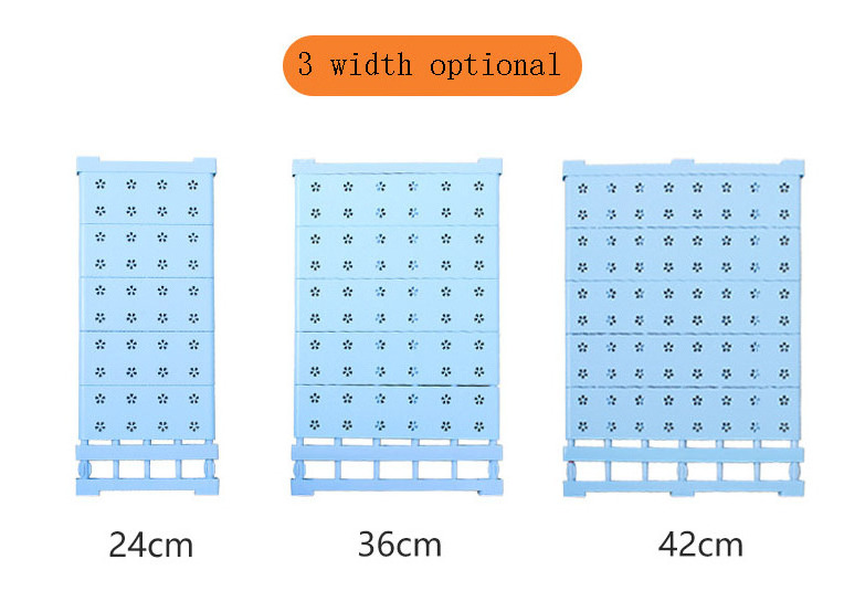 Nail Free Adjustable Stretchable Retractable Scalable Removable Layered Separator Partition Storage Shelf Rack Divider Organizer