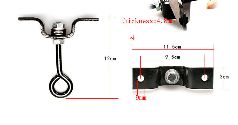 360Degree Rotating Heavy Duty Boxing Sandbag Punch Bag Metal Swing Hanging Hook Holder Hanger