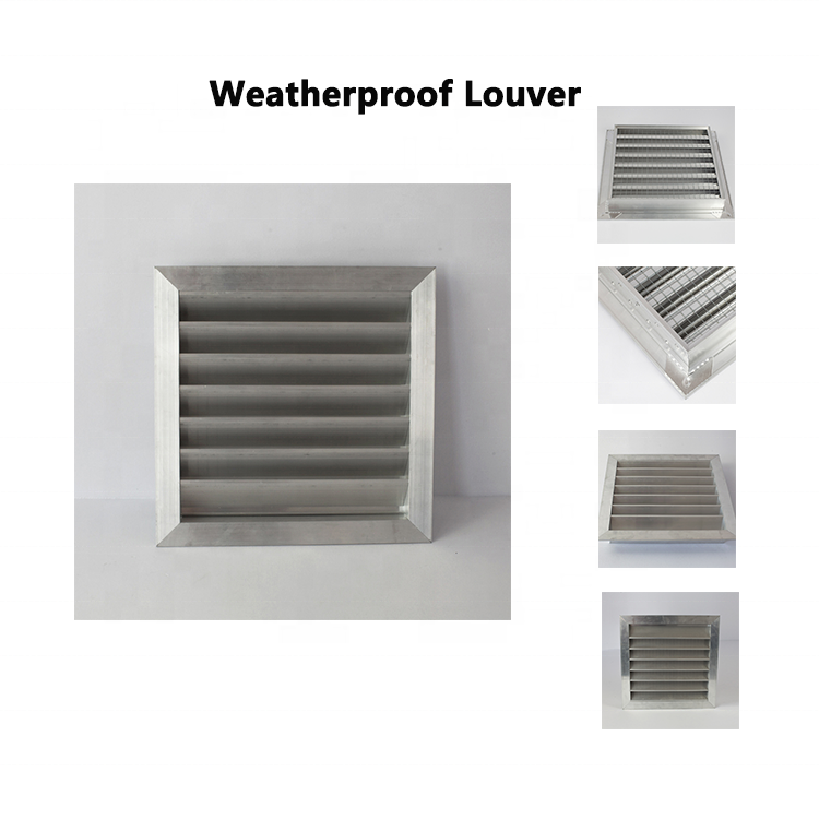 Customized Sizes Metal Weatherproof Exhaust Air Ventair conditioner Louvers