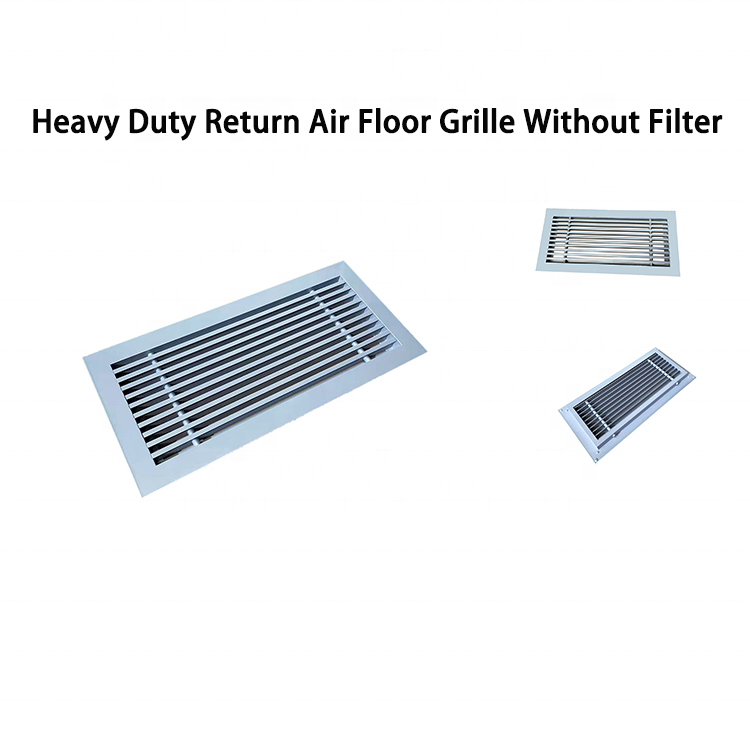 HVAC Aluminum Decorative Metal linear bar Floor Register grilles