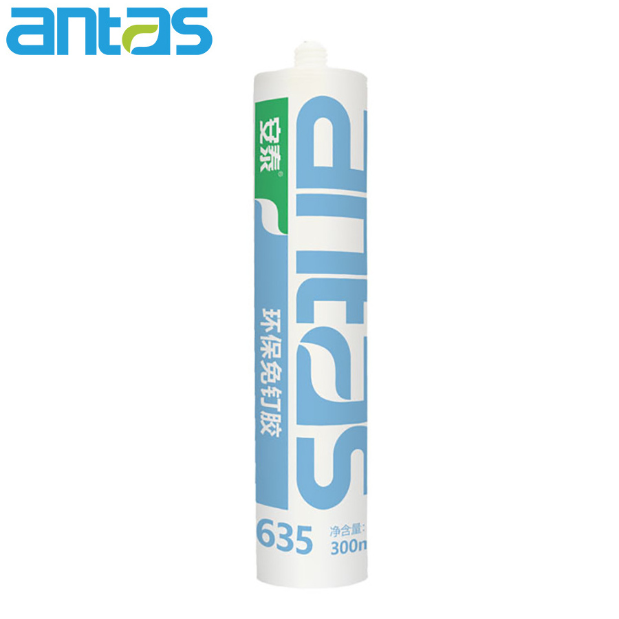 Antas 635 All Purpose No More Nails Glue Adhesive Cement Liquid Nail Silicone Sealant for Wood Furniture Plaster Bonding