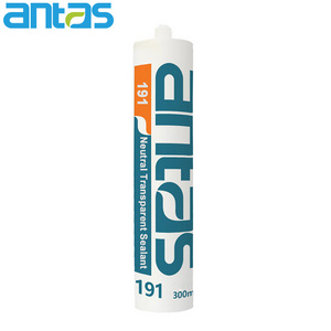 Antas-191 300 ML Glue 100% Silicone Clear High Temperature Sealant For Skylight Canopies