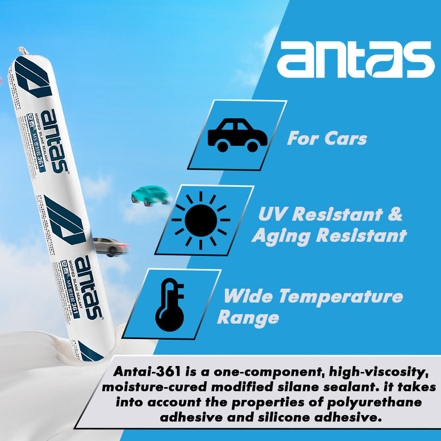 Antas 361 Modified Silane Silicone Sealant RV Adhesive Glue MS Hybrid Polymer for Recreation Vehicle