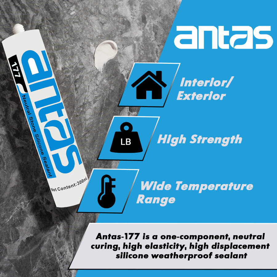 Antas Paint slime tube silicone sealant adhesive glue for pond