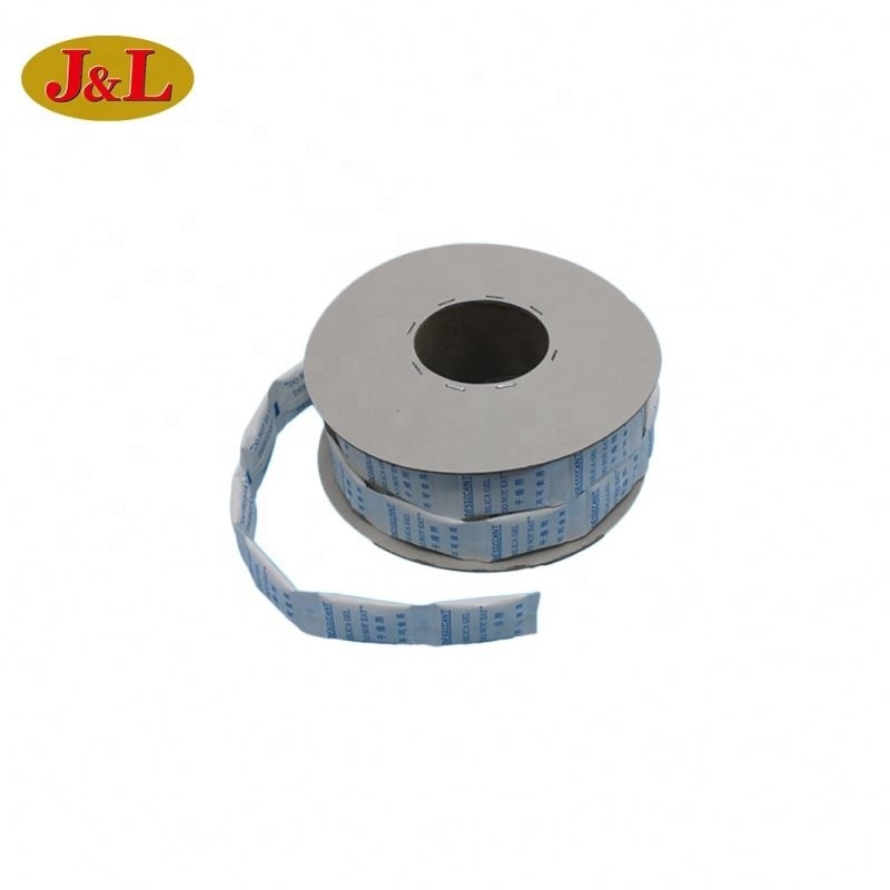 Roll Packed Volumed Silica Gel Desiccant Sachets For Drying Purpose