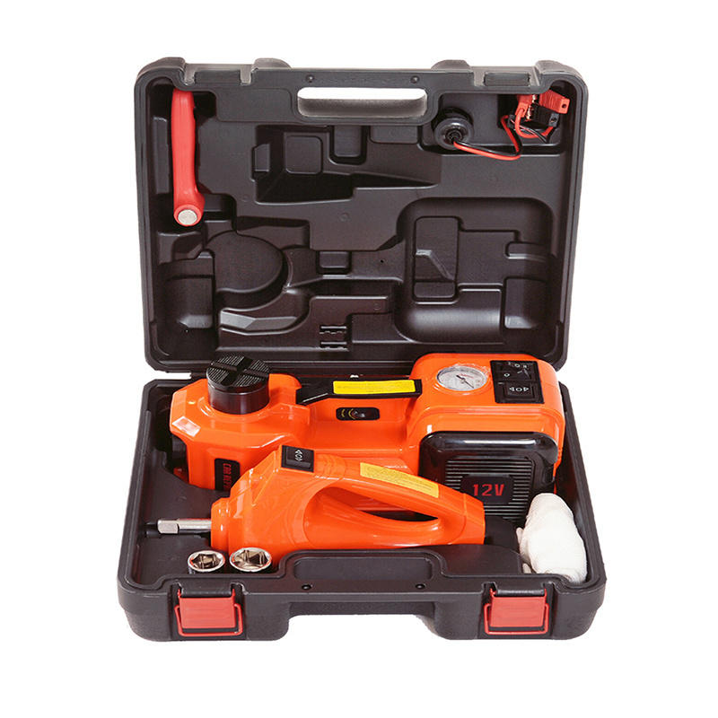 3 in 1  Multi-functional DC12V 5TON portable electric hydraulic  Car jack with Electric Impact Wrench