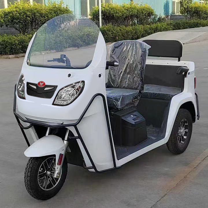 2 Seater Electric Taxi Battery Operated Passenger Tricycle For Adults