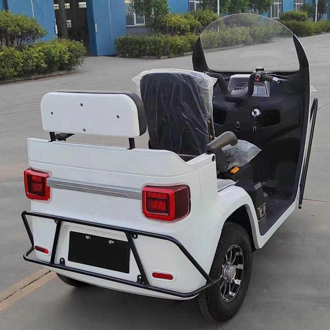 Electric Adult Tricycles For Passengers Rechargeable Battery Driven Tuktuk Trike