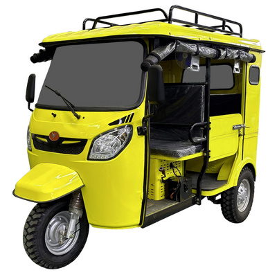 Passenger Motorized Tricycle Water Cooled Engine Gasoline Tricycle 9 Seats Three Wheel Moto Taxi