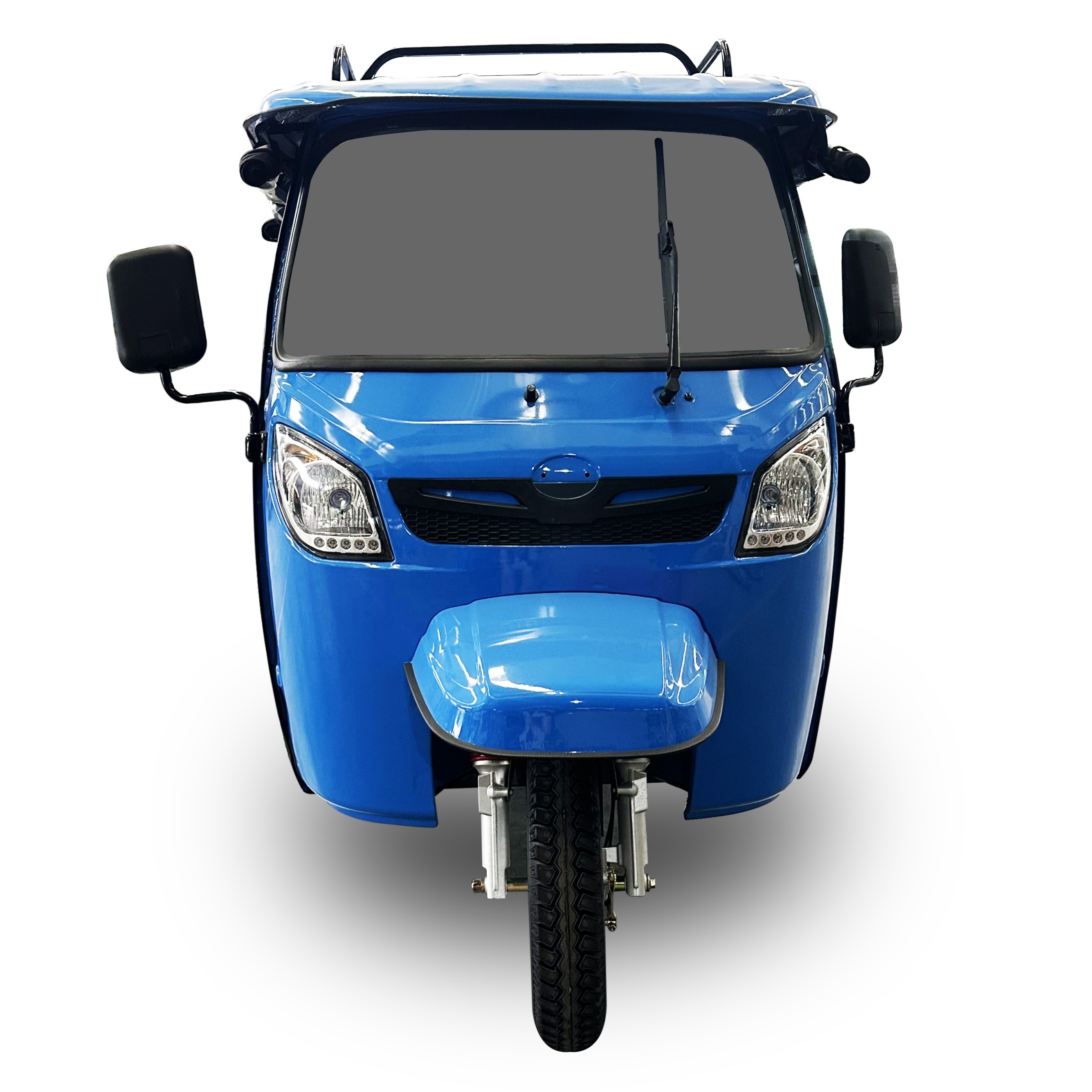 3000W Electric Tricycle For 1 Driver + 7 Passengers Bajaj Auto Tuktuk TVS Three Wheeler Electric Taxi With Middle Seat