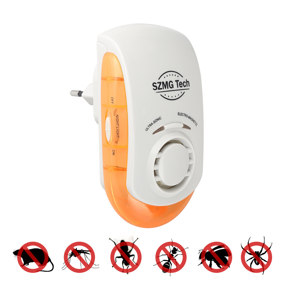 Ultrasonic Scorpions Repeller Pest Repeller Pest Control, Multifunctional Pest Repeller Plug In PR001 US Plug