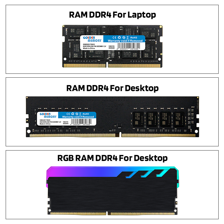 RAM DDR4 Memoria Memory 4GB 8GB 16GB 32GB 2666mhz DDR DDR4 RAM for Laptop Desktop