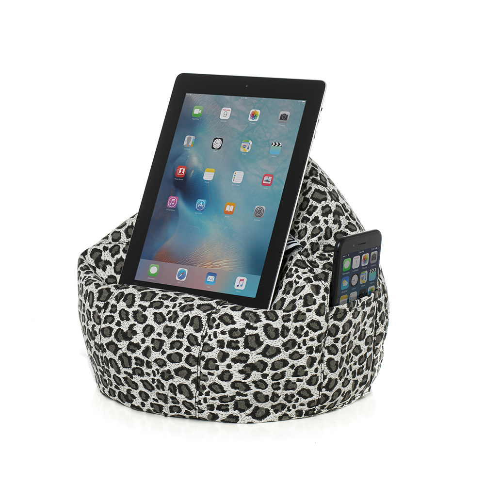 Mini Leopard print bean bag phone holder ipad small bean bag