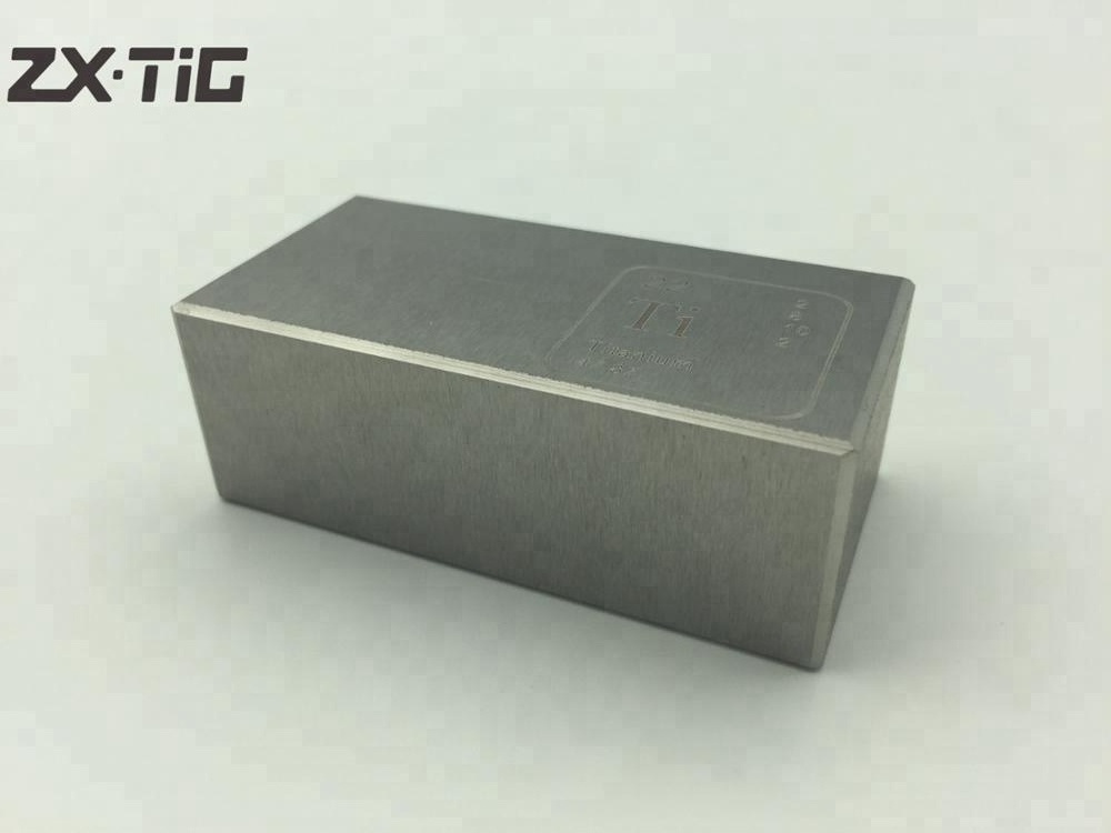 Price for pure titanium block price square titanium cube