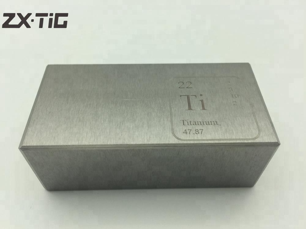 Price for pure titanium block price square titanium cube