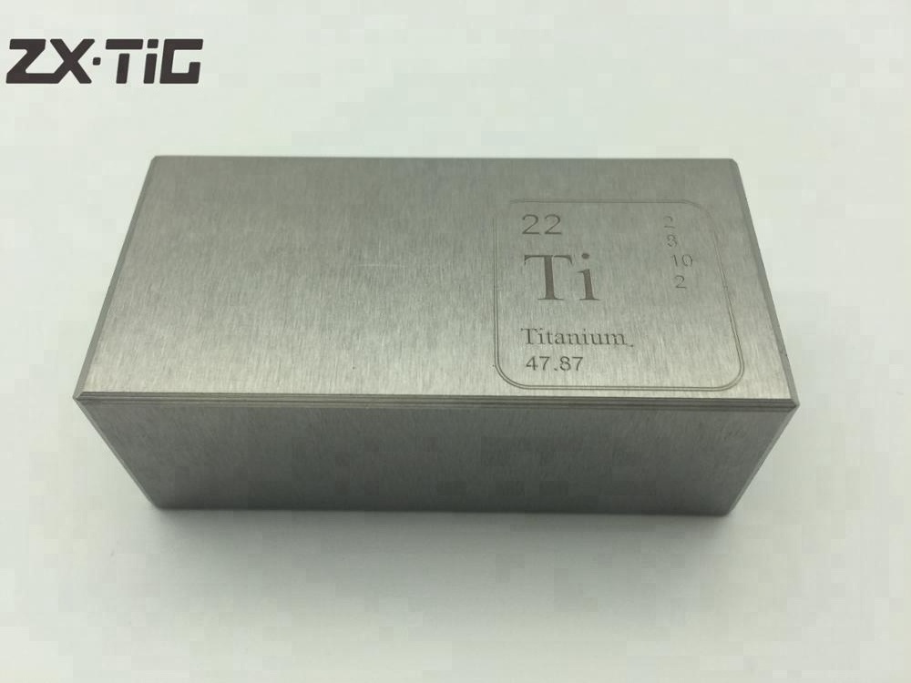 Price for pure titanium block price square titanium cube