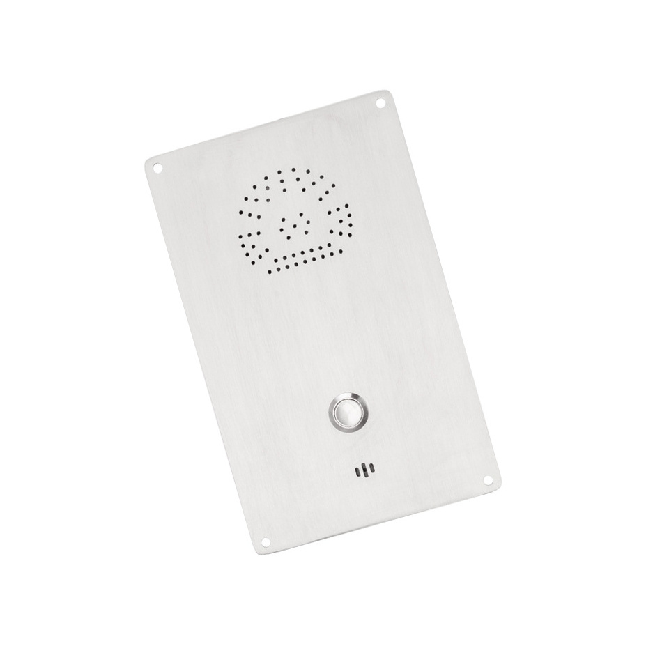 Chemical Plant Intercom Hospital Flush Mounted Telephone Dustproof  Clean Room VOIP Telephone