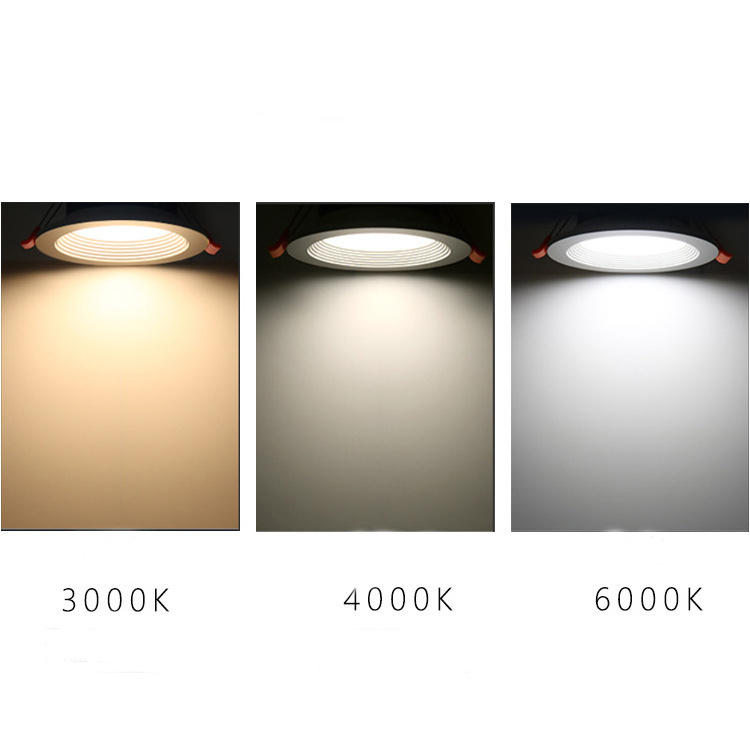 6 inch dimmable recessed downlight led panel light 3w led down light