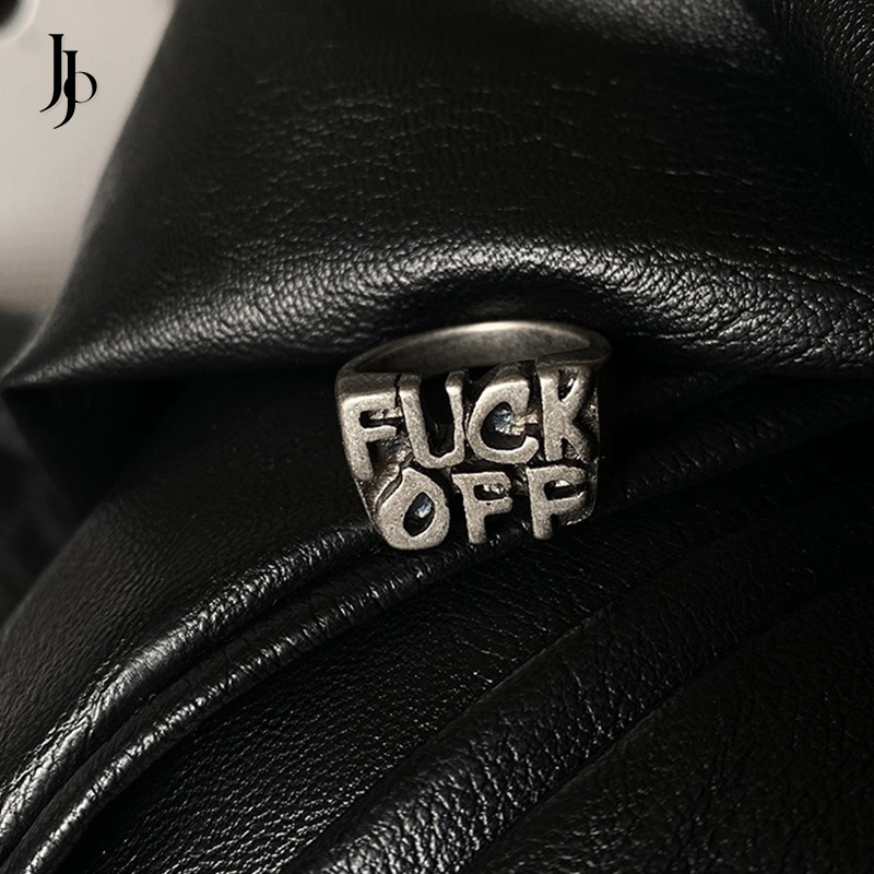 JOJO Fashion 2023 personalized ring for men Hip hop style stainless steel mens ring