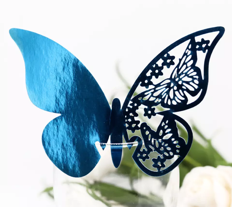 3d Hollow Paper Butterfly Wall Sticker High Quality  Butterfly Wall Decal Wedding Party Decoration Background Butterflies