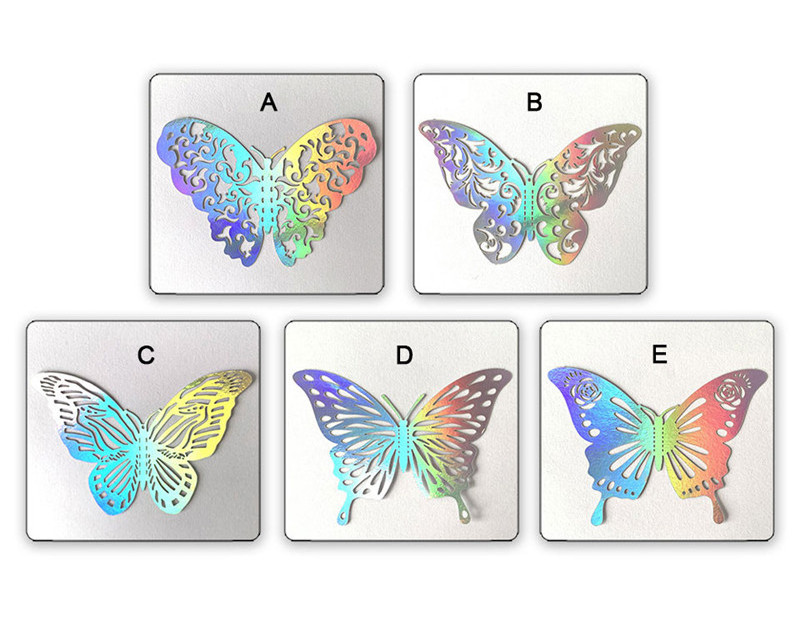 Hot Removable Party Decoration Laser Cut Butterfly Wall Decals Kids Bedroom Nursery Classroom 3D Butterfly Wall Stickers