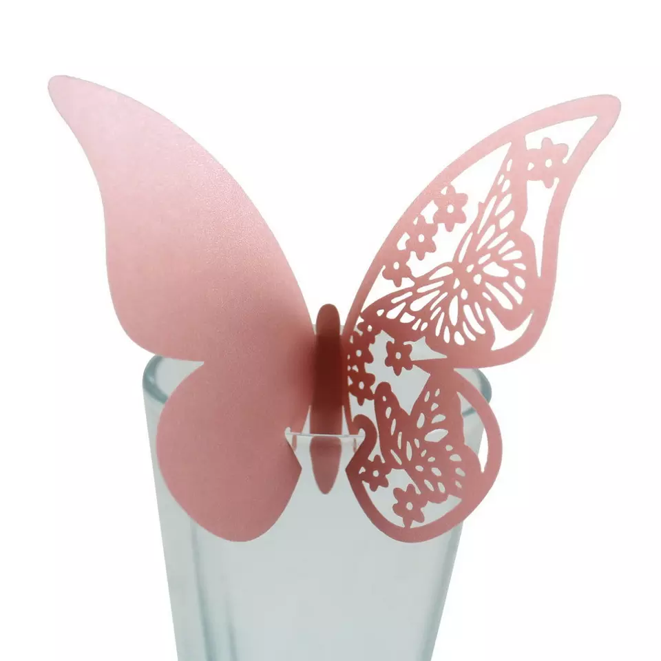 3d Hollow Paper Butterfly Wall Sticker High Quality  Butterfly Wall Decal Wedding Party Decoration Background Butterflies