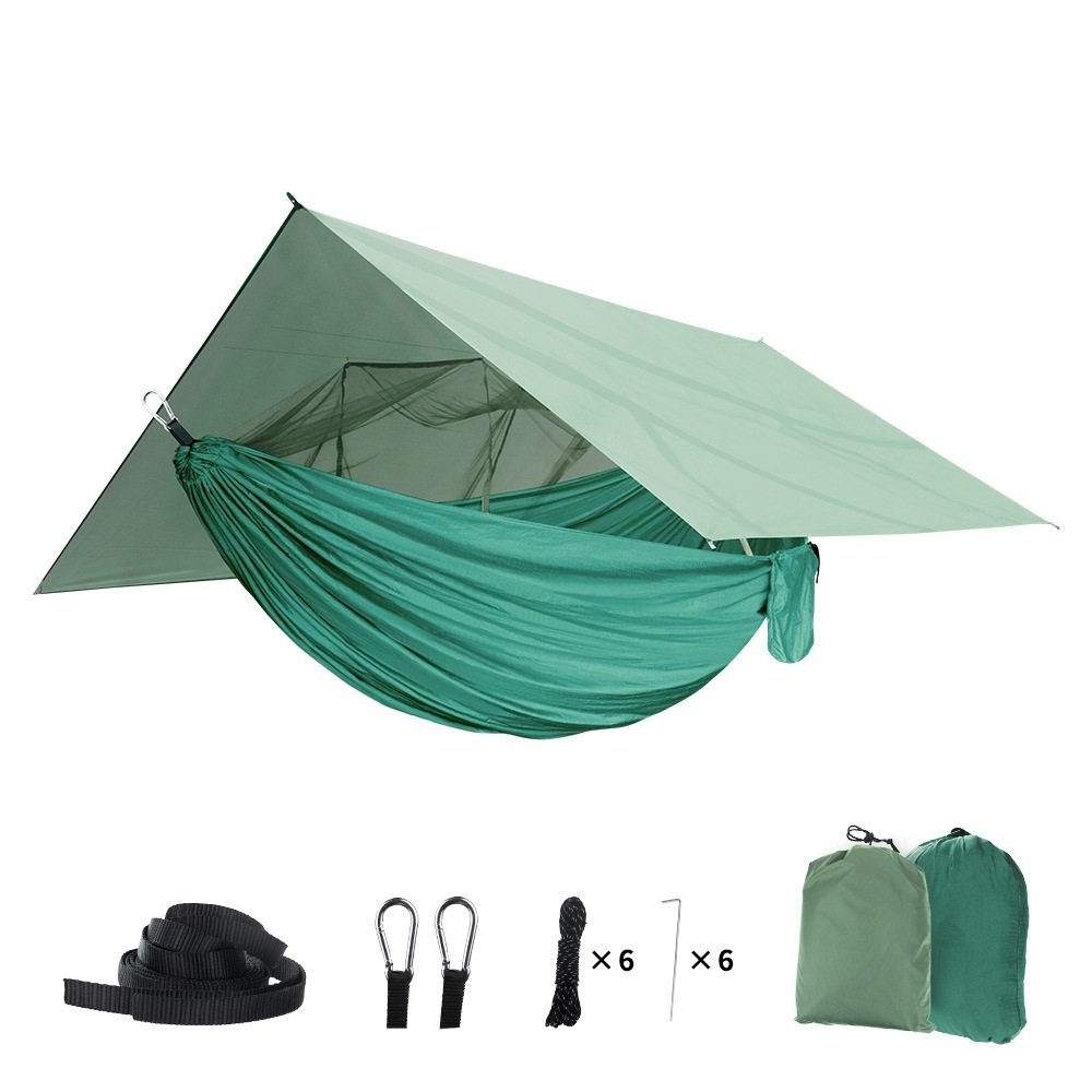 Hammock Portable Camping Hammock with Mosquito Net Tent and Rain Tarp