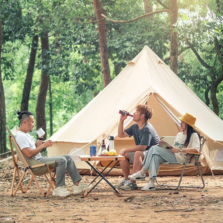 6-8 Person Pyramid round yurt tent for sale - outdoor camping equipment supplier