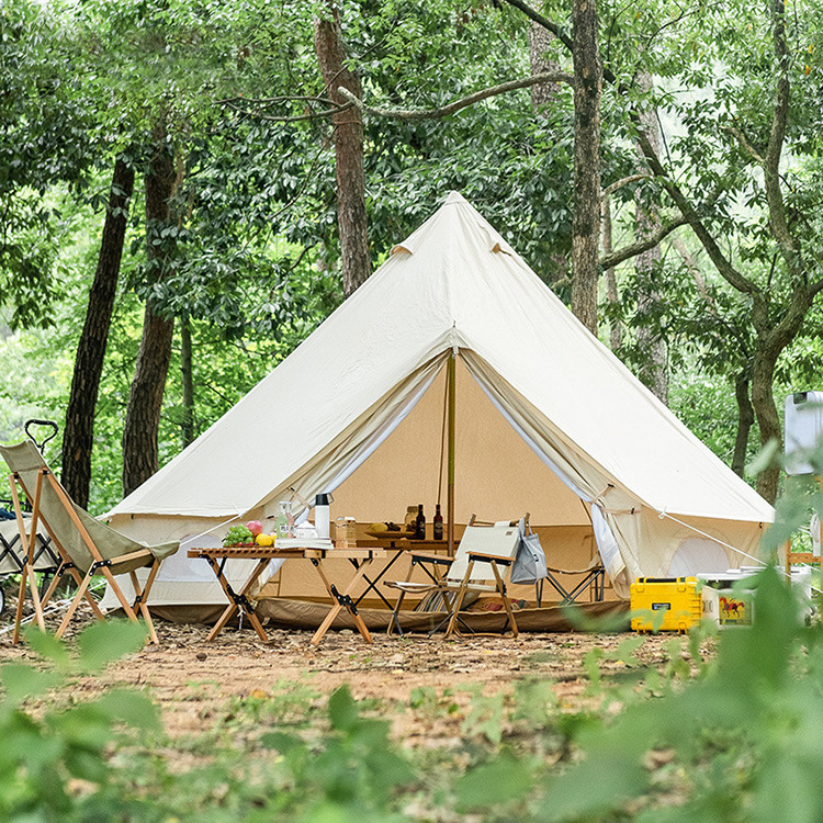 6-8 Person Pyramid round yurt tent for sale - outdoor camping equipment supplier