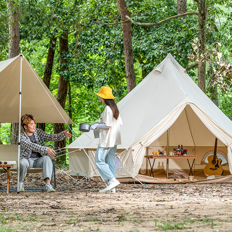 6-8 Person Pyramid round yurt tent for sale - outdoor camping equipment supplier