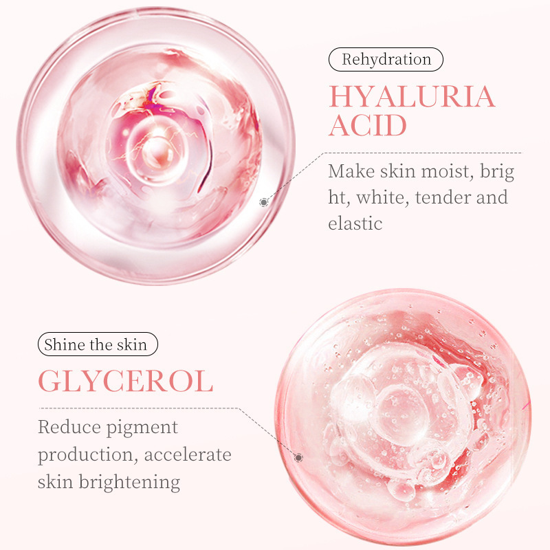 BIOAOUA hyaluronic acid cleanser Rose extract cleanser Deep Cleansing Whitening and smooth  face wash facial cleanser SS