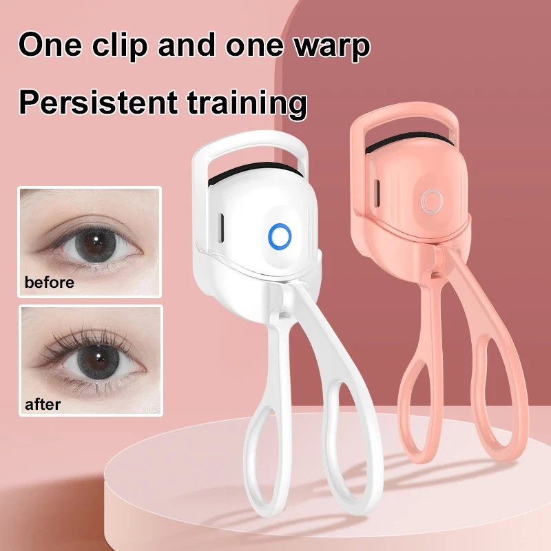 Portable Electric Eyelash Curler Heated Combs Eye Lash Longlasting Eyelashes Curl Thermal Eyelash Curler Makeup Accessories