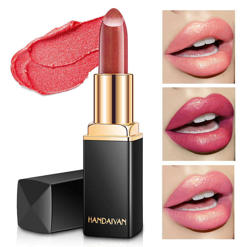 wholesale  Handaiyan   jewelry with  domestic chinese  Gold lipstick   velvet matte lipstick 24 hours  waterproof high quality