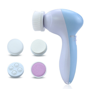 Electric Facial Cleaner 5 IN 1 Face Cleansing Brush Wash Machine Spa Skin Care Massager pore Blackhead Cleaning Facial Tools B1