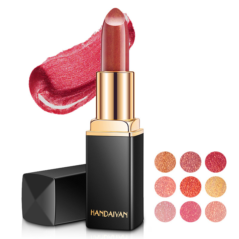 wholesale  Handaiyan   jewelry with  domestic chinese  Gold lipstick   velvet matte lipstick 24 hours  waterproof high quality