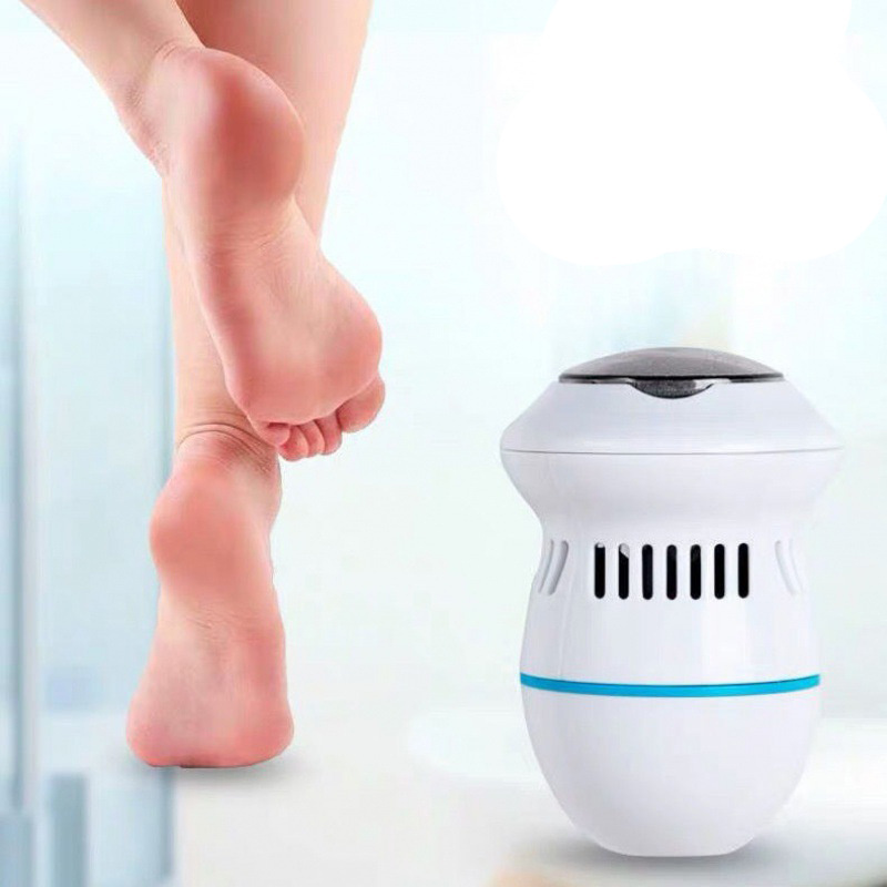 Electric Foot Grinder with Automatic Vacuum USB Rechargeable Two-speed Adjustment and 6 Grinding Heads Callus Dead Skin Removal