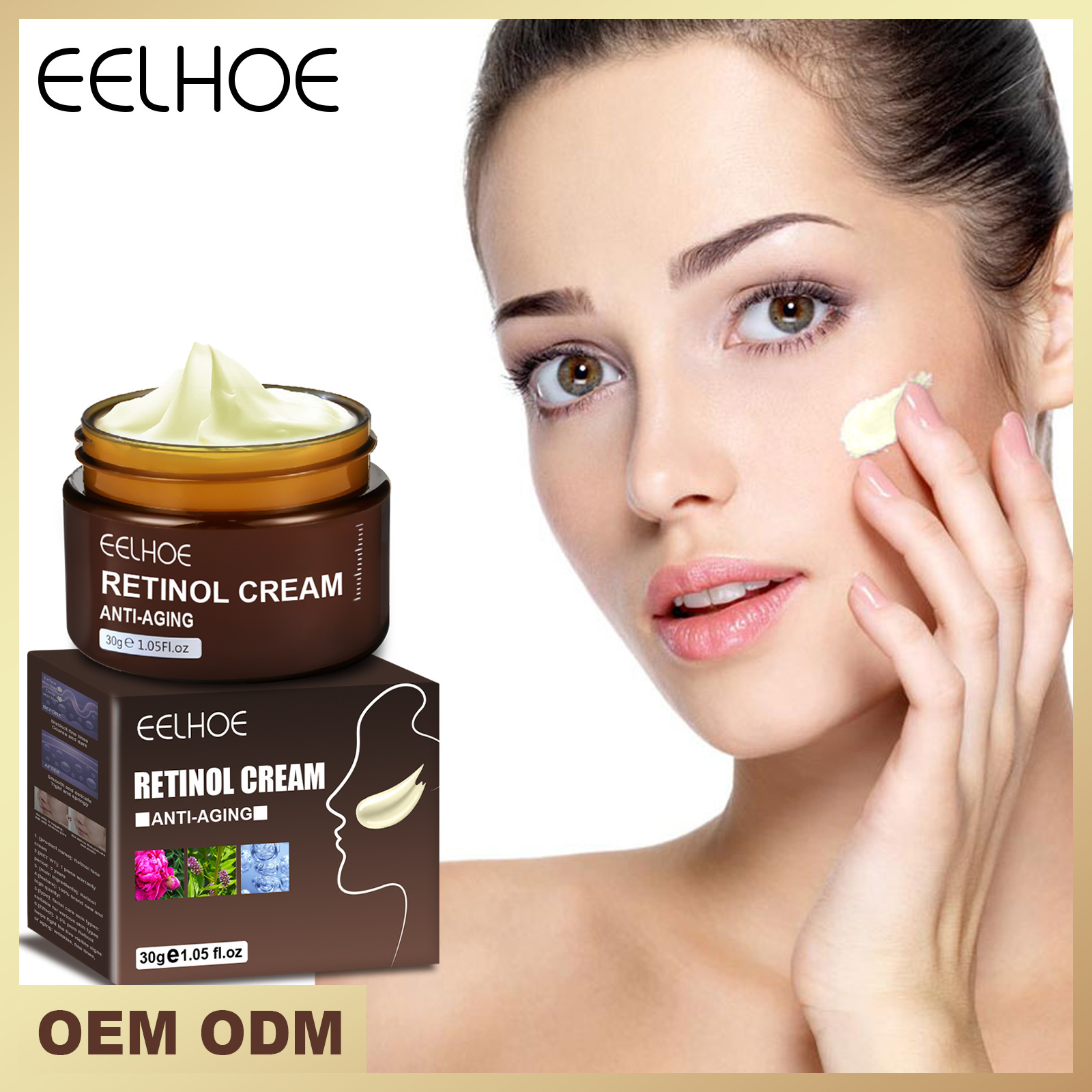 eelhoe  Retinol Facial Cream Firming Moisturizing Refreshing Facial Treatment K1