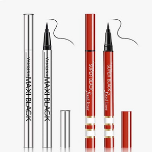 YANQINA silver tube eyeliner quick dry holding makeup cool black eyes waterproof liquid eyeliner