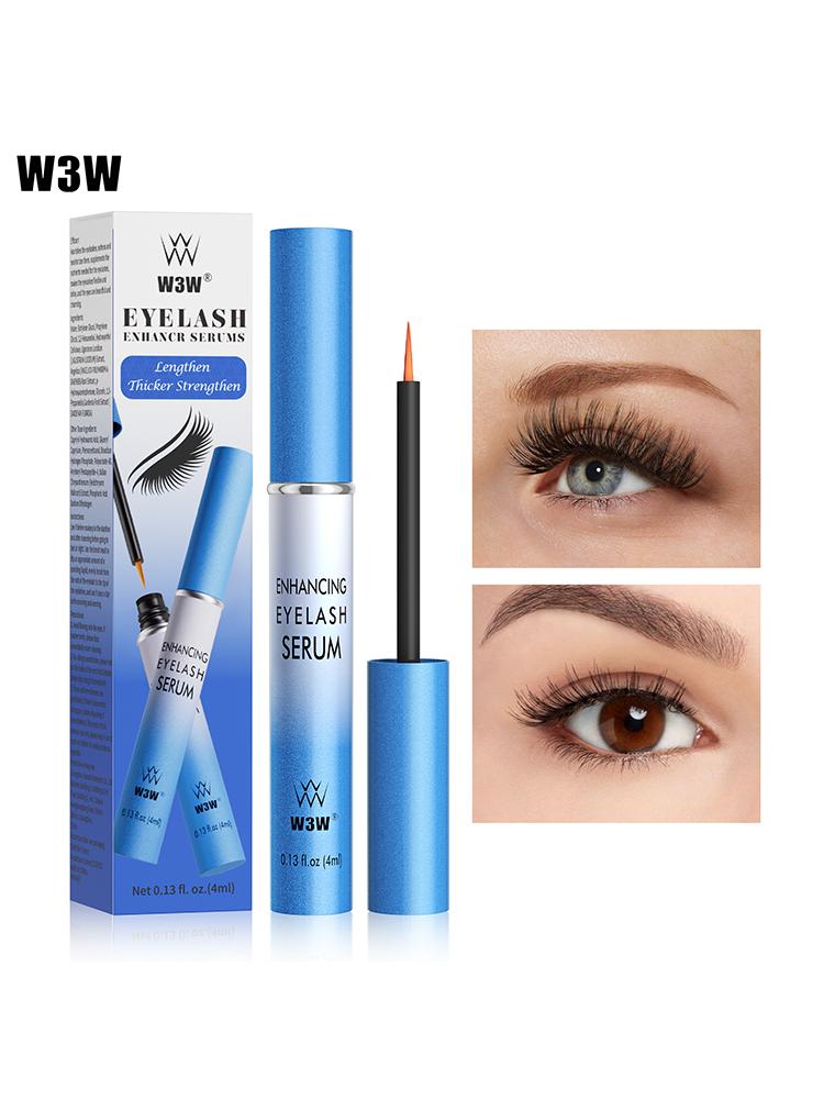 Hot sale longer thicker eyebrow serum  Organic Natural Lashes Conditioner Keratin Fluid Serum For Eye Lash Serum Eyelash Growth