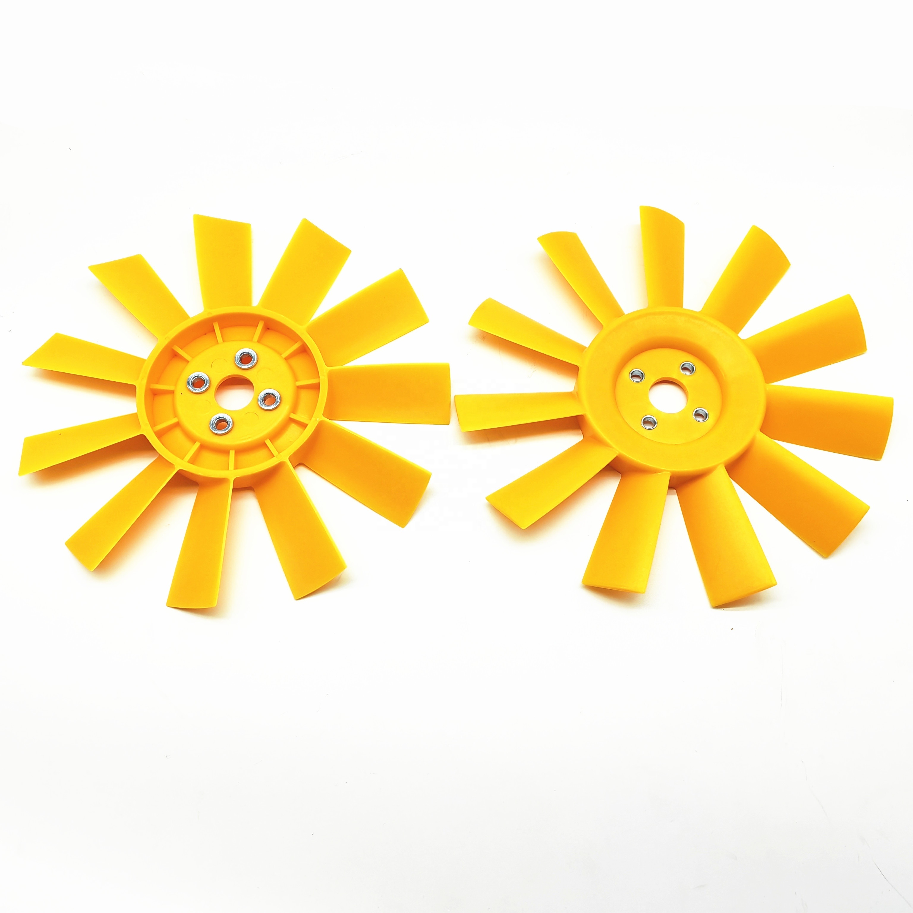 JOKA High quality Classic Austin Rover Mini Parts Radiator cooling system 11 blades yellow plastic fan 12G2129