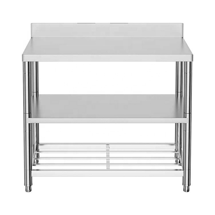 3 Layers Shelves Hotel Commercial Home Kitchen Shelf Metal Storage Racks