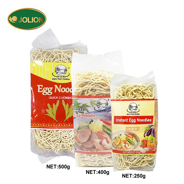 JOLION Free Sample  Grains Food Home Made Quick Cooking Restaurant Supermarket Wholesale Price Bulk Dried instant Egg Noodles