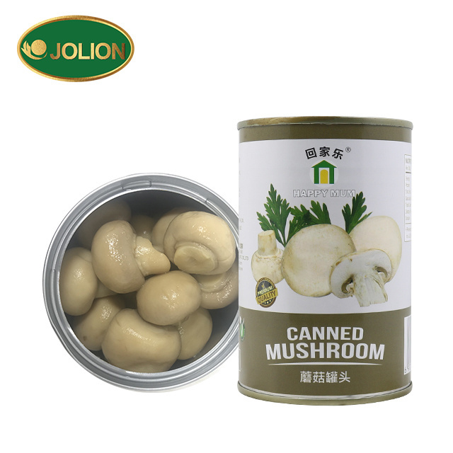 JOLION  Manufacturer HACCP HALAL KOSHER BRC OEM Brand Bulk Cheap Price  Fresh Vegetable Health best canned slices mushroom 400g