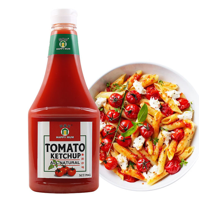 JOLION OEM Brand 320g Plastic Squeeze Bottles Halal Standard Turkey Tomato Ketchup Wholesale